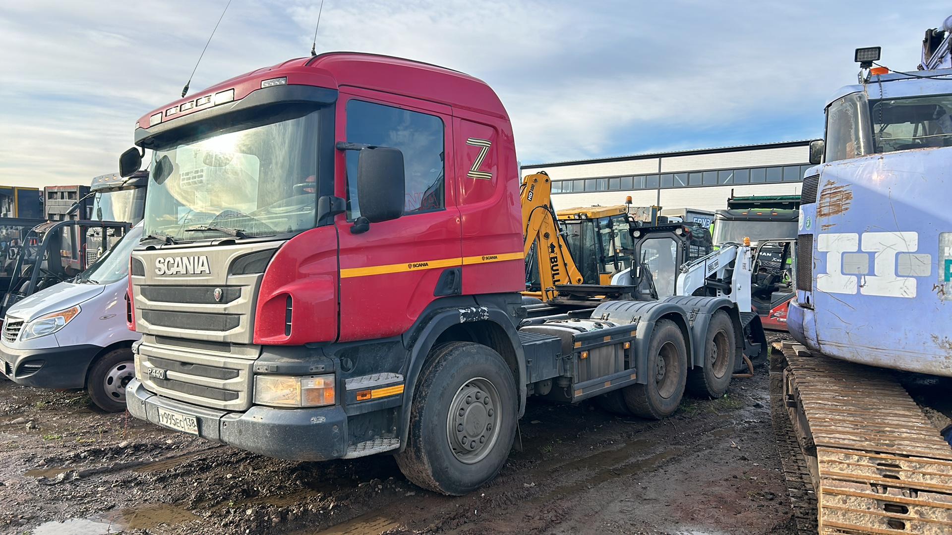 Scania P 440A6x4HZ — Б/У, 2016 г. (Иркутск, 973146 км)