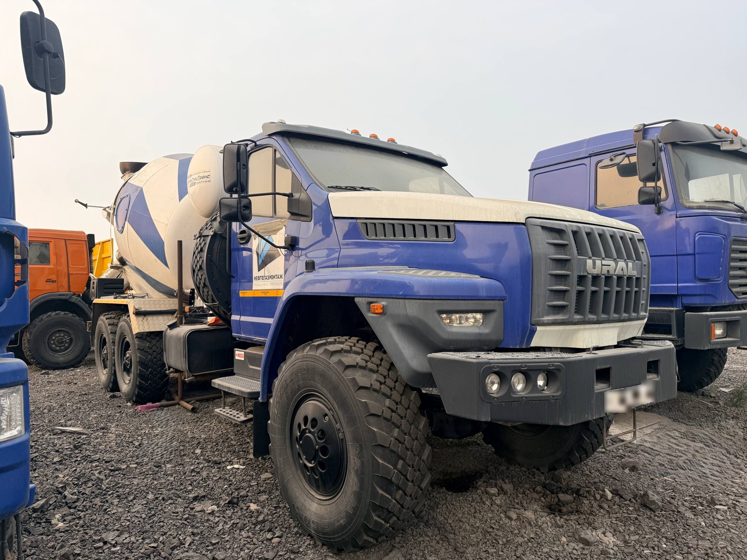 Ural 4320 6x6 Автобетоносмеситель — Б/У, 2022 г.