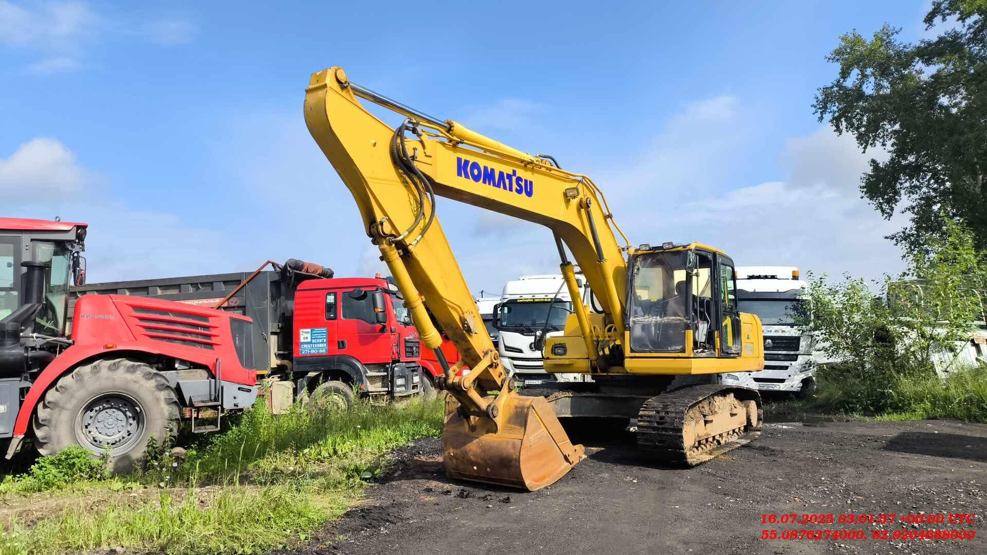 Komatsu (Комацу) PC220-8 — Б/У, 2021 г. (Новосибирск, новый)
