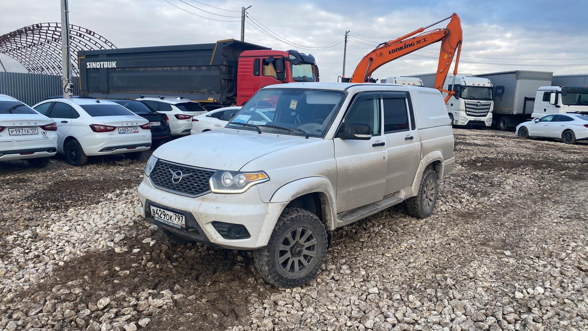 УАЗ (Ульяновский автомобильный завод, ООО) Pickup — Б/У, 2021 г. (Пермь, 115815 км)