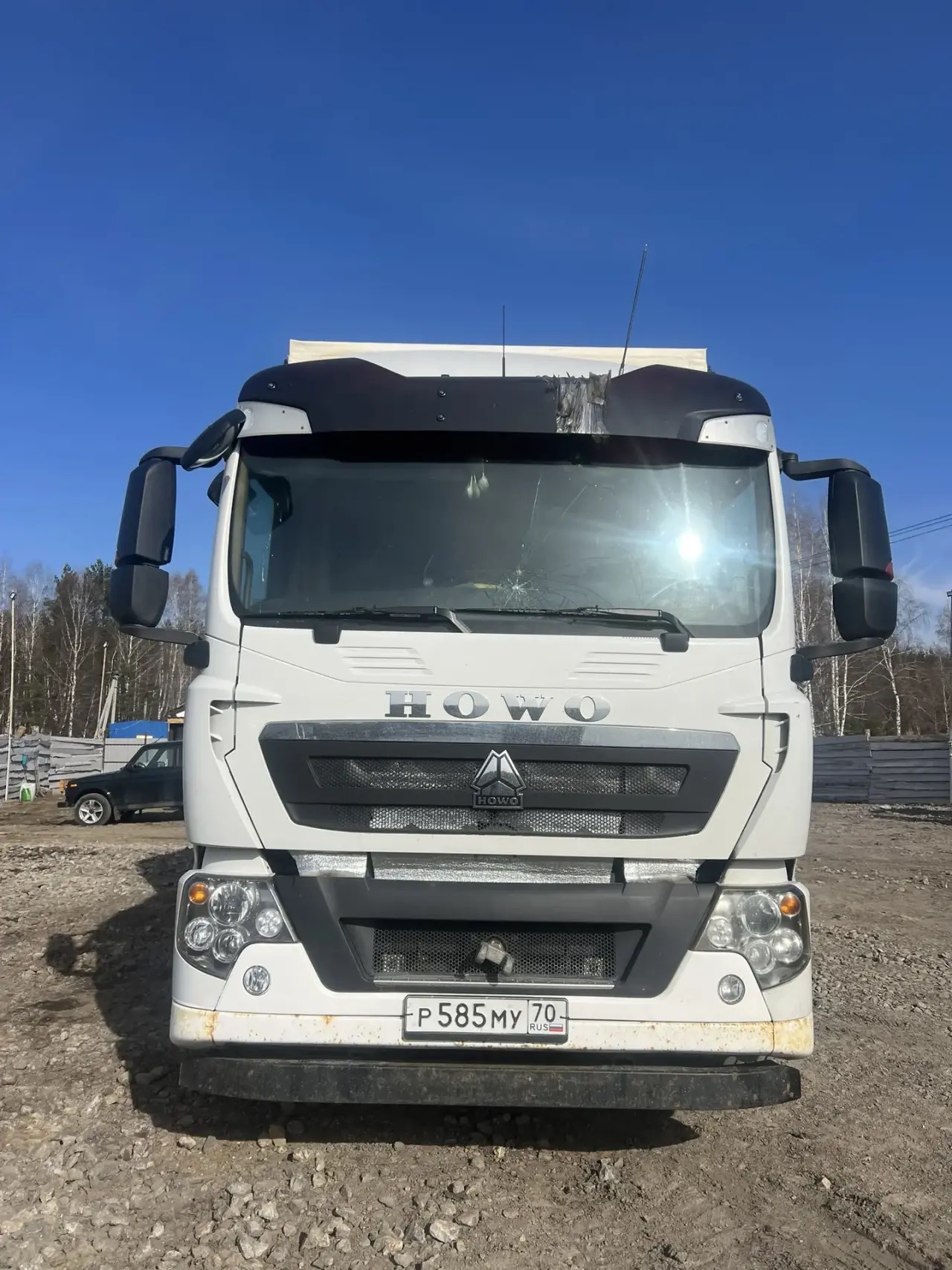 Howo T5G 4x2 Бортовой 4795SM — Б/У, 2024 г.