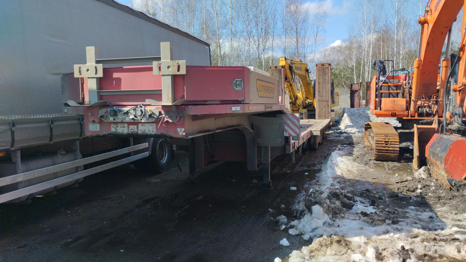 ЮТЕРБОРГ 985234 Полуприцеп тяжеловоз 3 оси — Б/У, 2022 г.