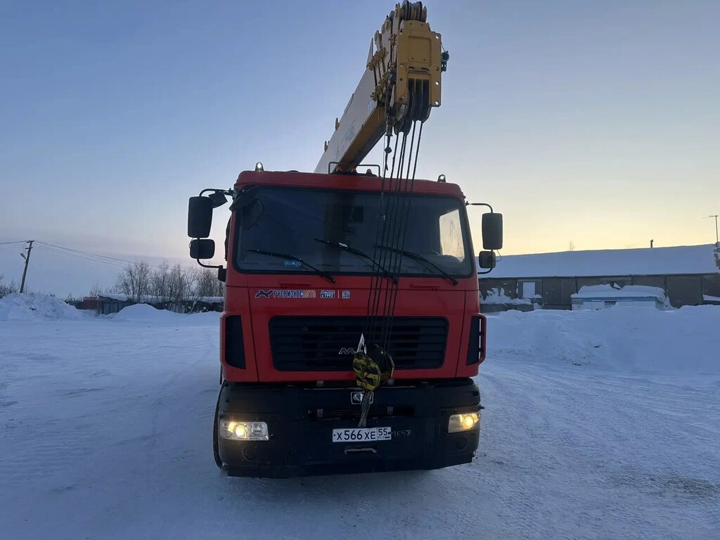 МАЗ 6312 6x4 Бортовой с КМУ 741302 — Б/У, 2023 г.