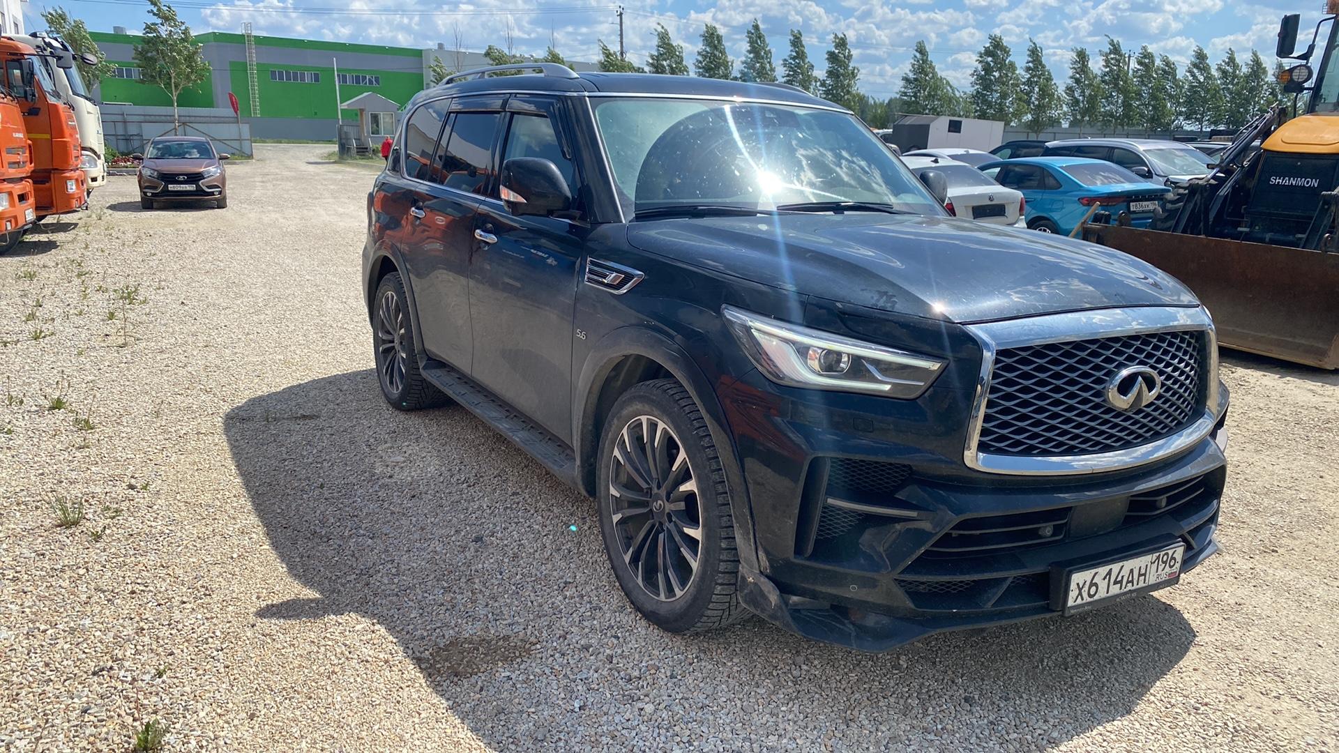 Infiniti QX80 — Б/У, 2020 г. (Екатеринбург, 43390 км)