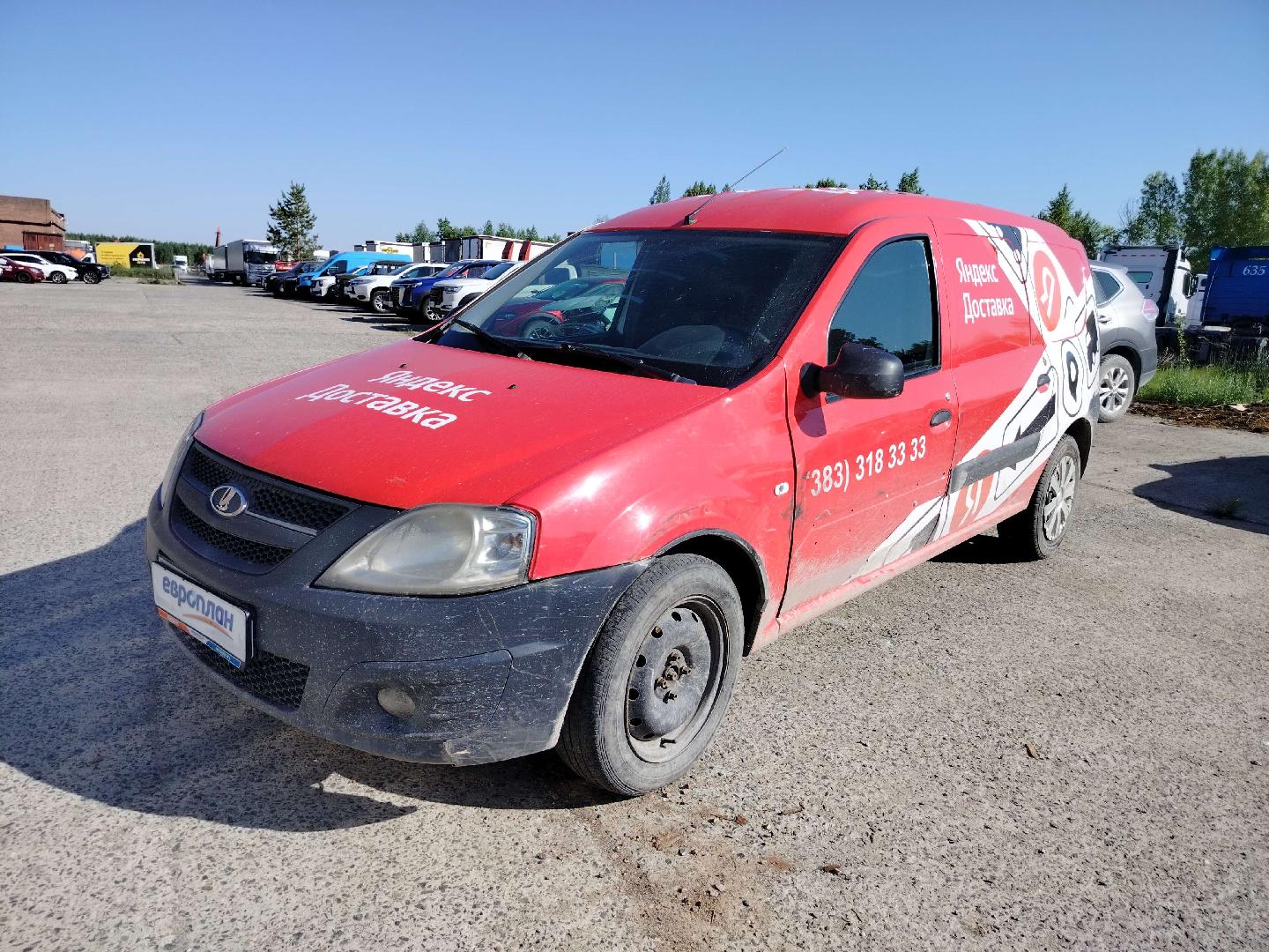 Lada Largus фургон — Б/У, 2017 г. (Новосибирская область, 281505 км)