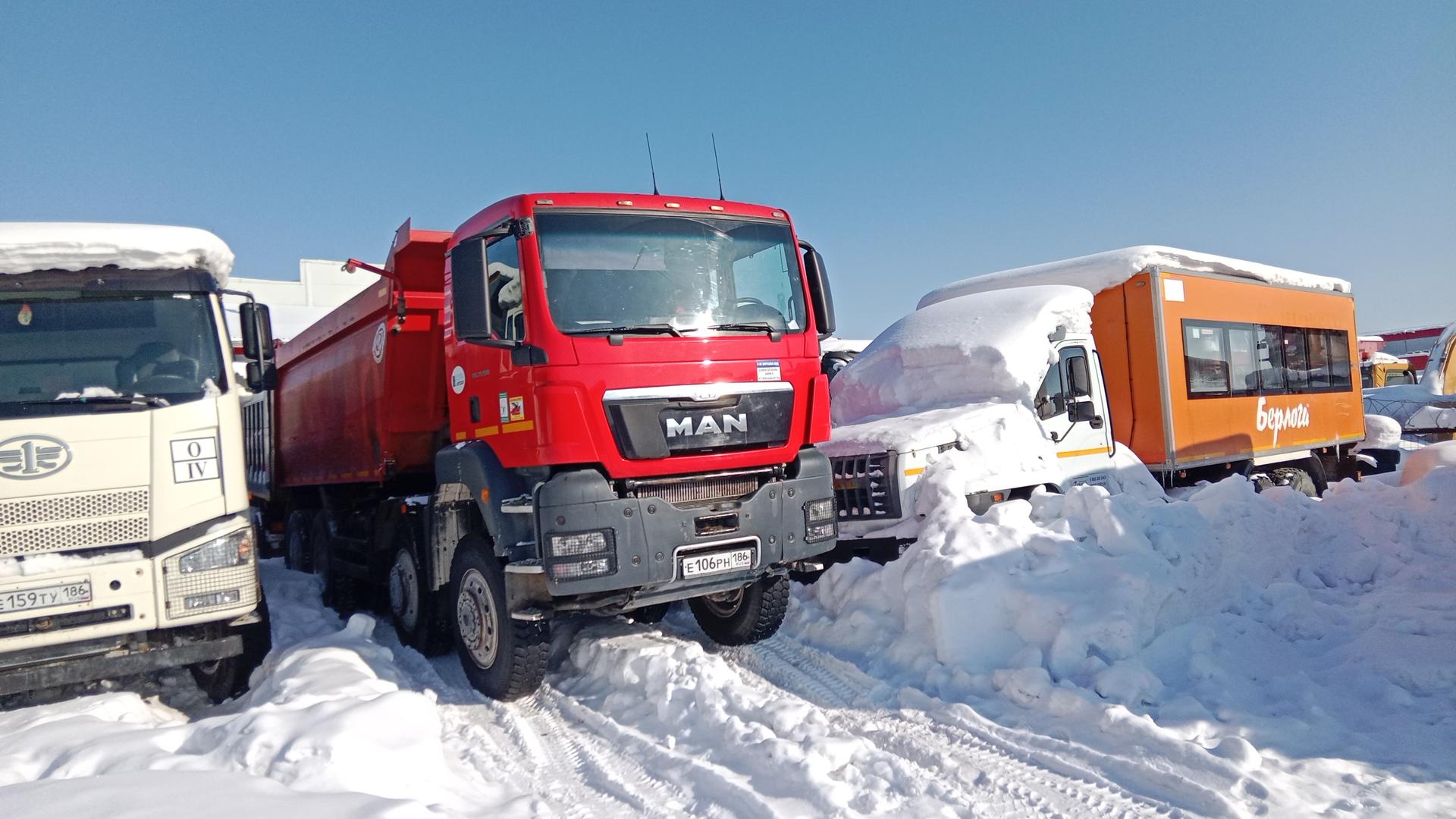 MAN TGS 41.480 8x8 BB-WW — Б/У, 2015 г. (Сургут, 785000 км)