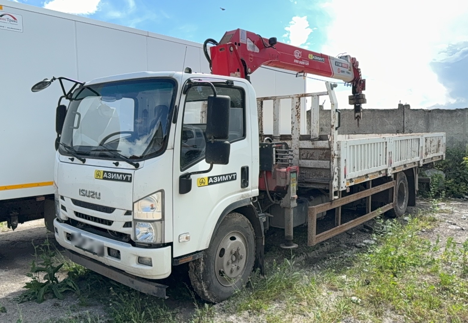 ISUZU 700P с КМУ SQS125S-4 — Б/У, 2024 г.