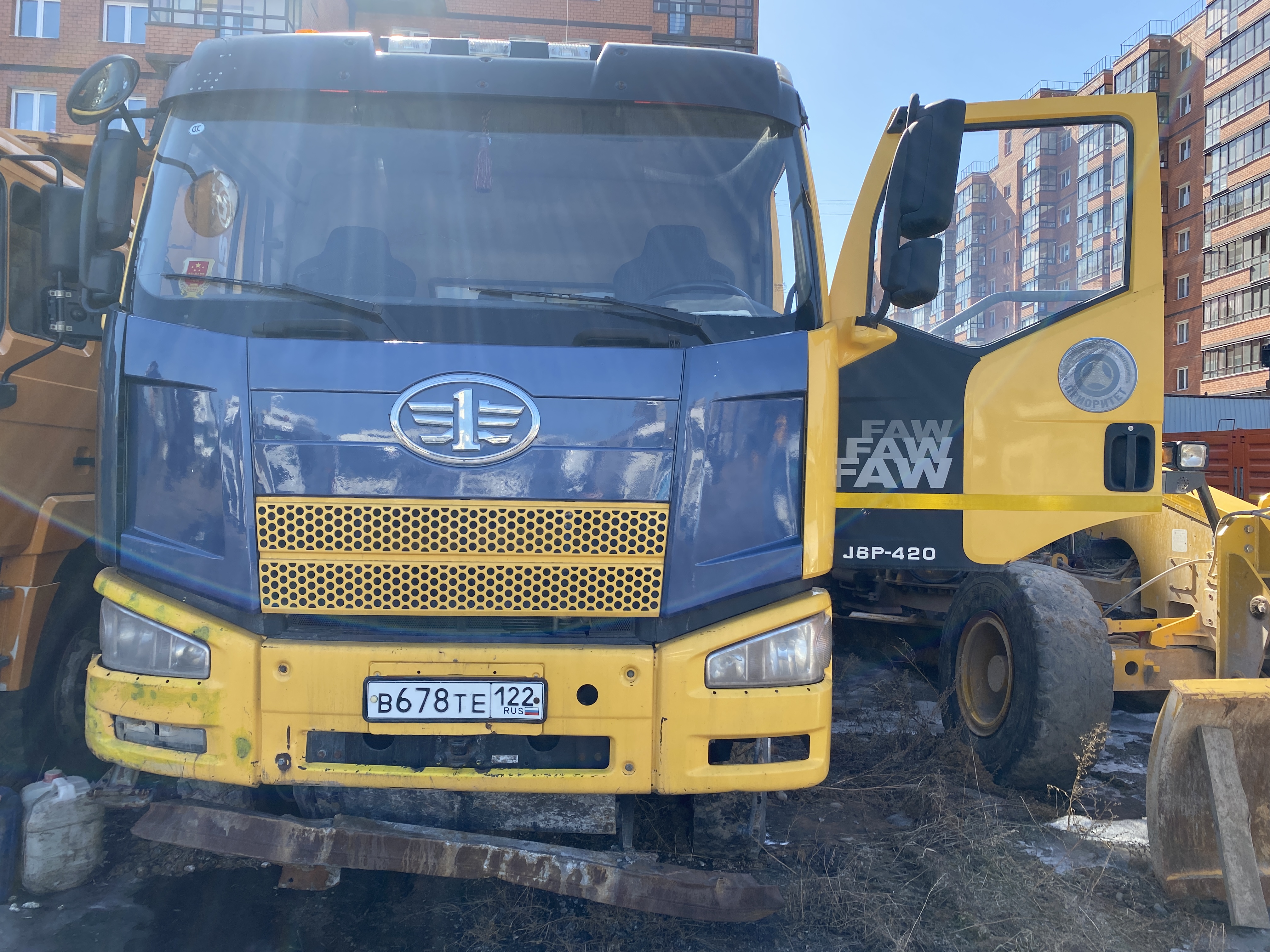 FAW J6 8x4 Самосвал СА3310Р66K24T4E5 — Б/У, 2021 г.