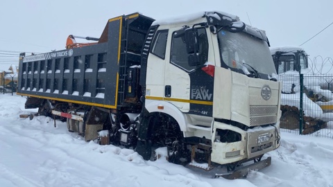 Автомастер 6589 на шасси FAW J6 6x4 Самосвал 658983 — Б/У, 2020 г.