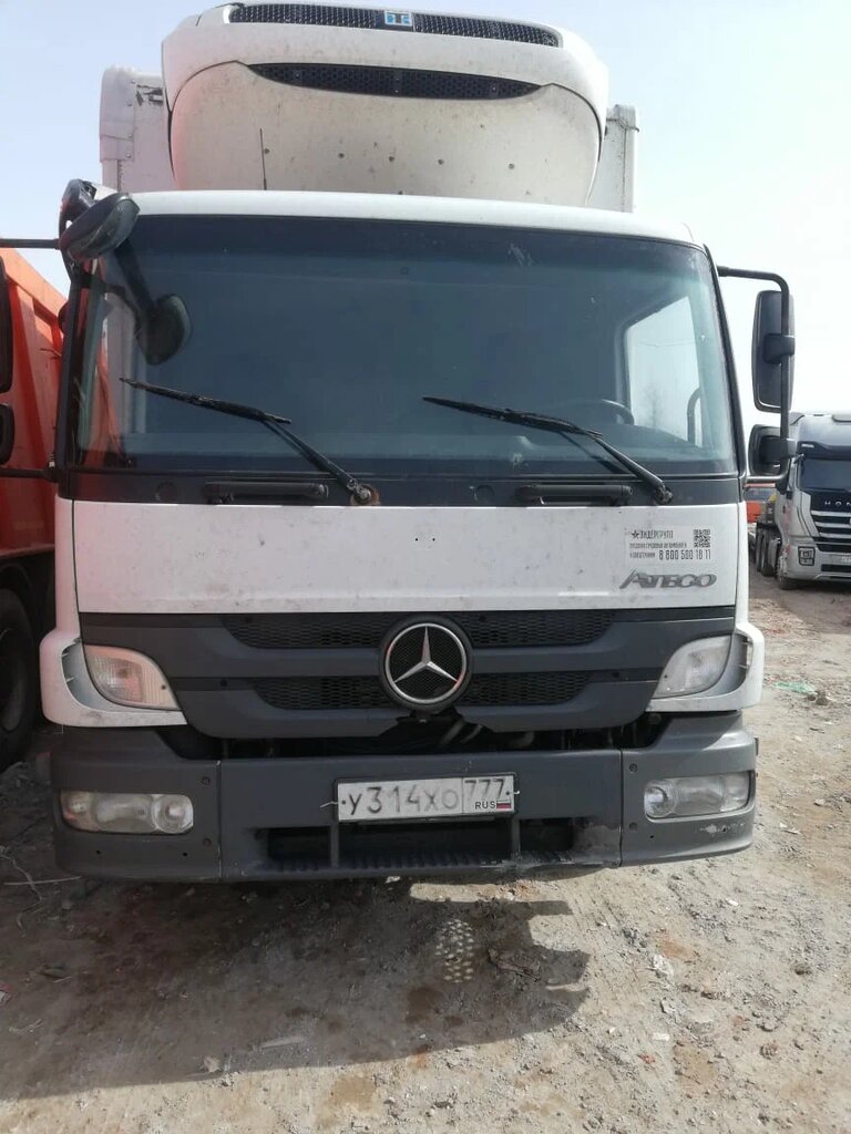 Mercedes-Benz ATEGO 4x2 Изотермический/рефрижератор с гидробортом 1218 L — Б/У, 2017 г.