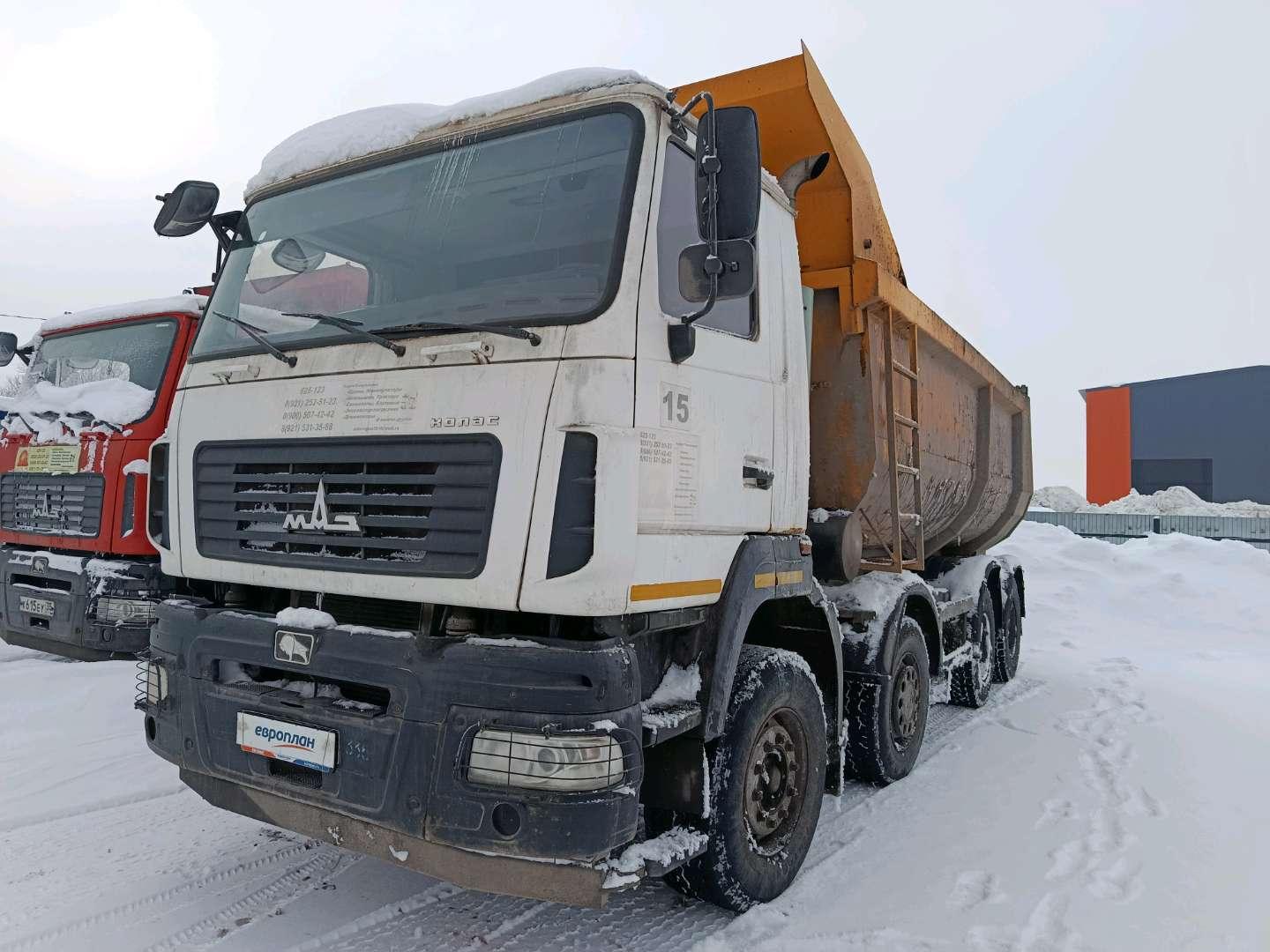 МАЗ (Белавтомаз, Могилевтрансмаш) 6516С9-580-000 — Б/У, 2019 г. (Вологодская область, 100669 км)