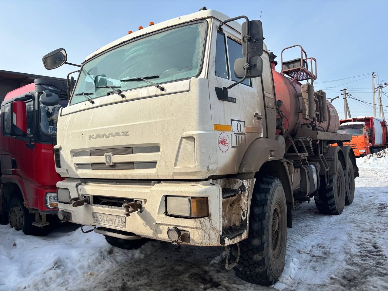 КамАЗ 43118 6x6 Автоцистерна нефтепромысловая 467612-07 — Б/У, 2017 г.