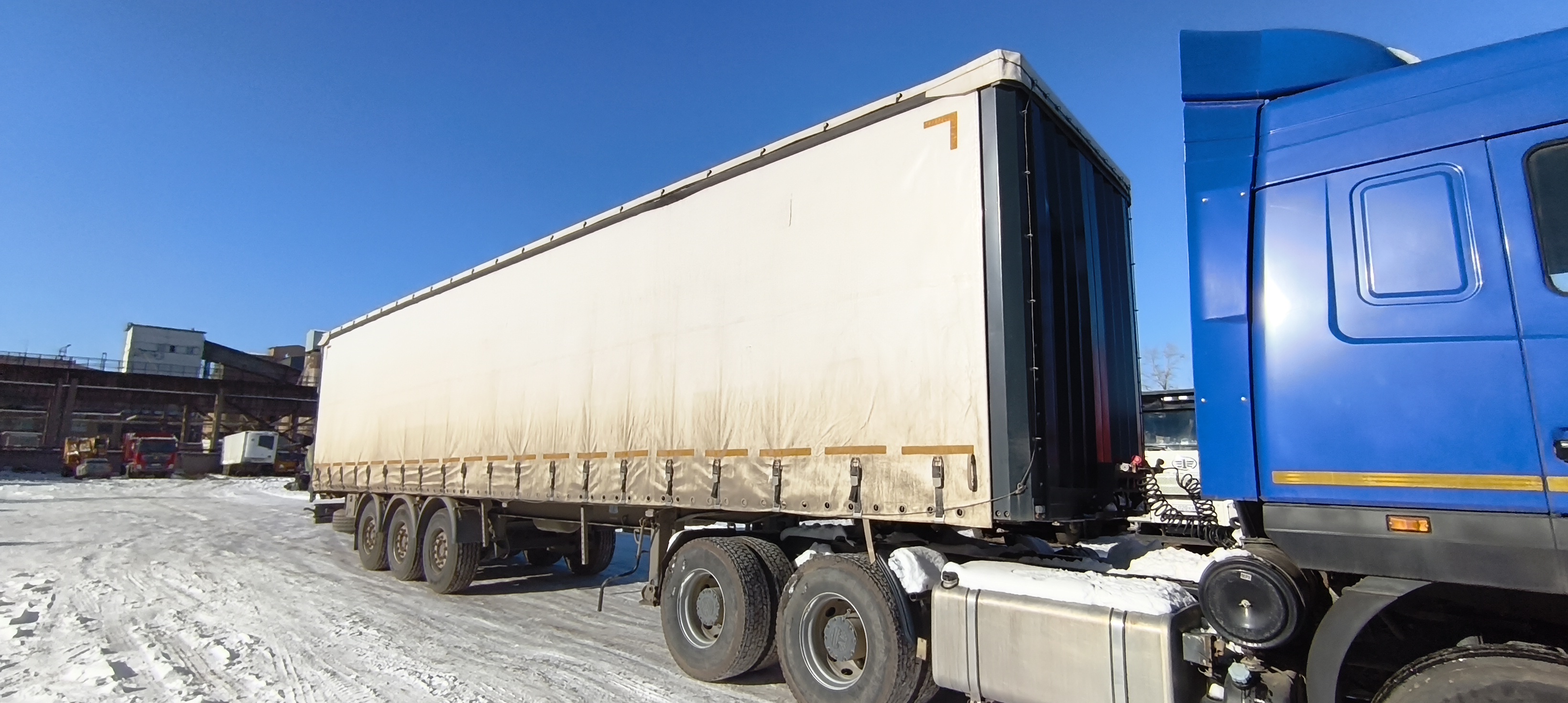 UAT SCFG Полуприцеп Бортовой/Шторный SCFG-9226.01 — Б/У, 2023 г.