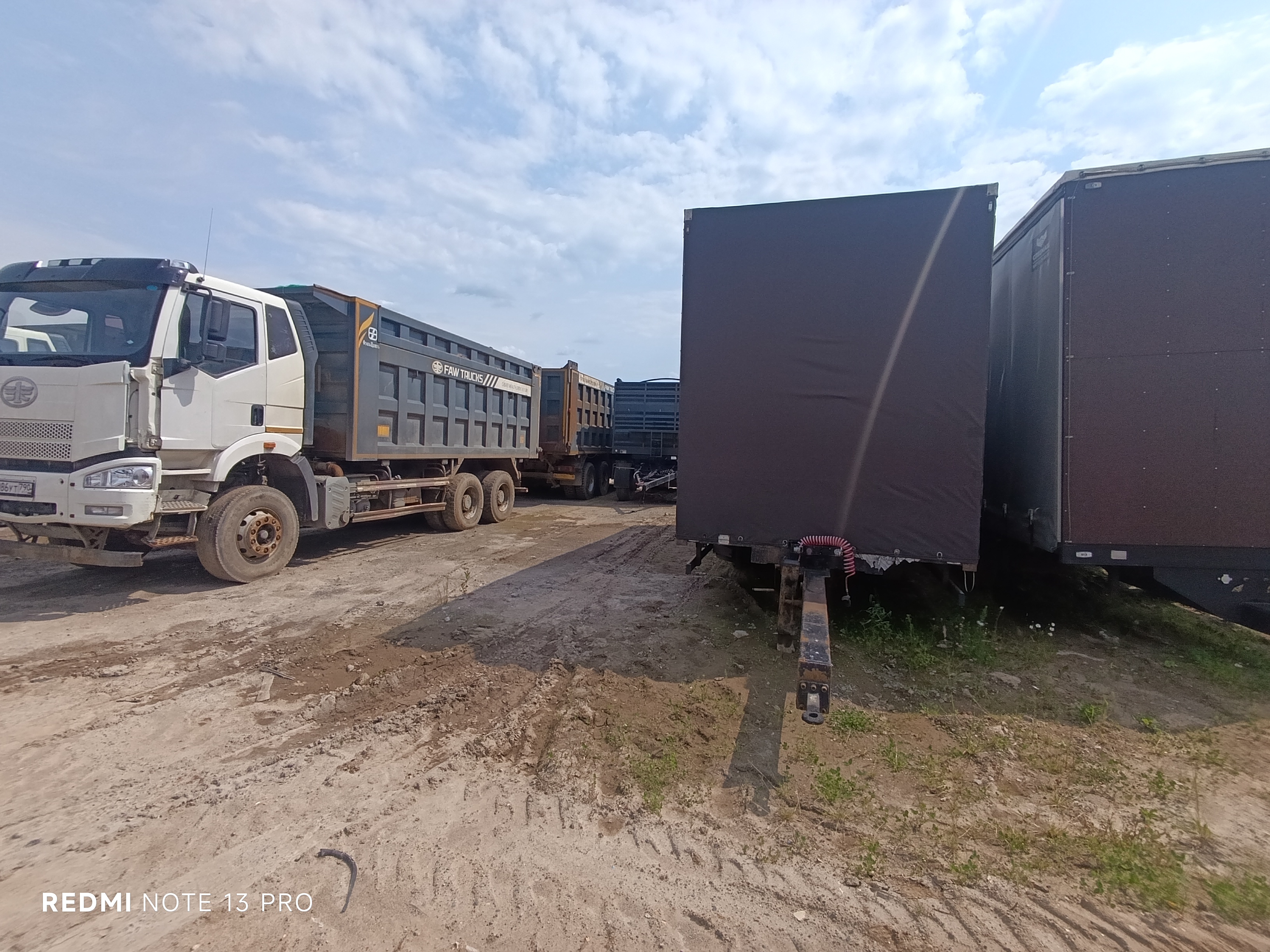 Камский завод Трансмаш 870610 Прицеп шторно-бортовой — Б/У, 2019 г.