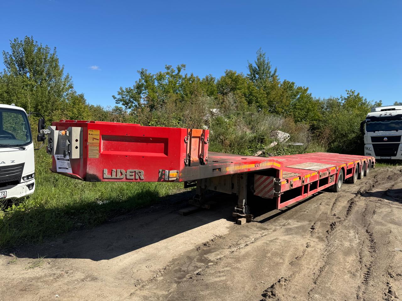 LIDER LOWBED LDR4L Полуприцеп тяжеловоз 4 оси — Б/У, 2023 г.