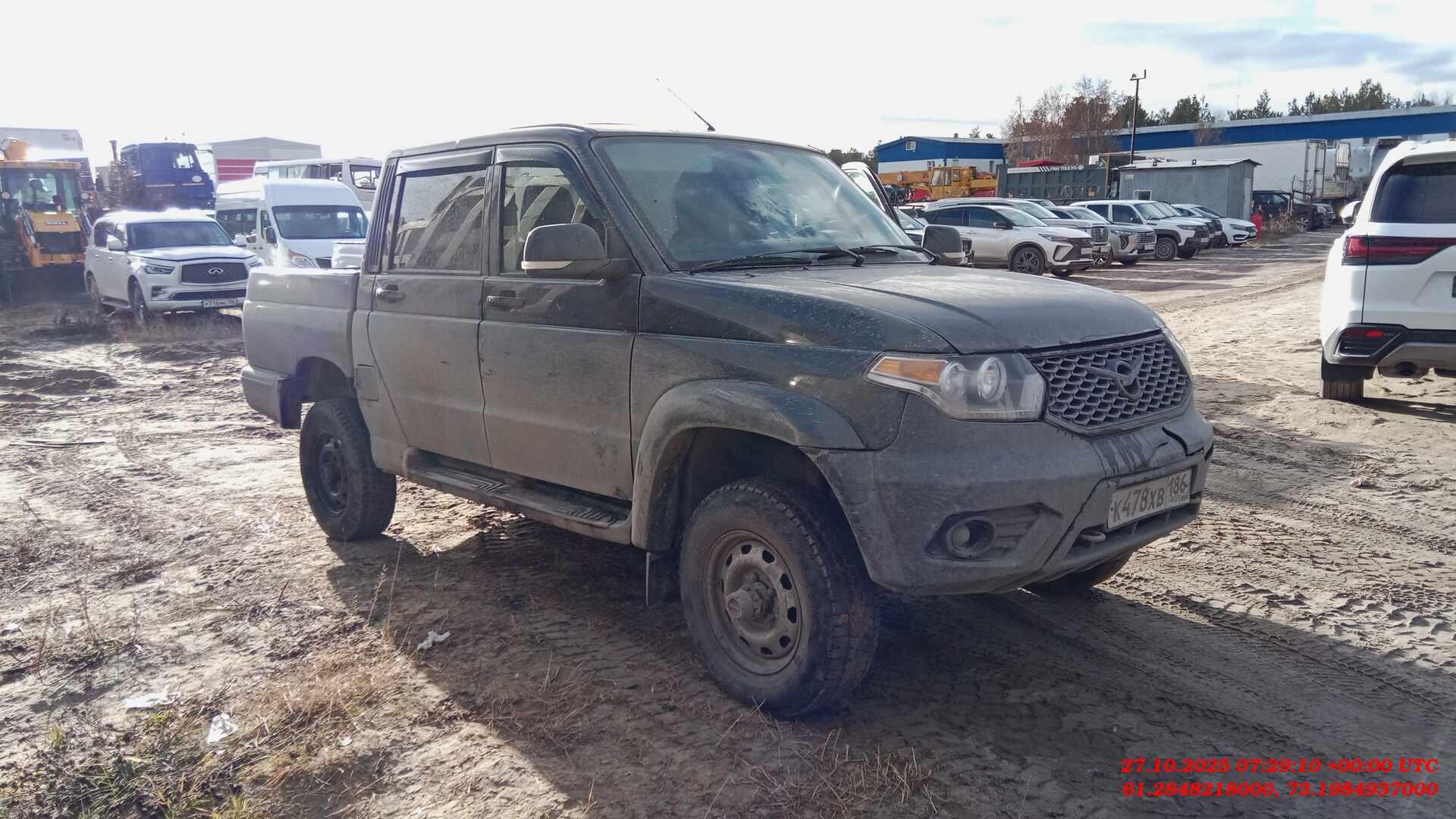 УАЗ (Ульяновский автомобильный завод, ООО) Pickup — Б/У, 2023 г. (Сургут, 193576 км)