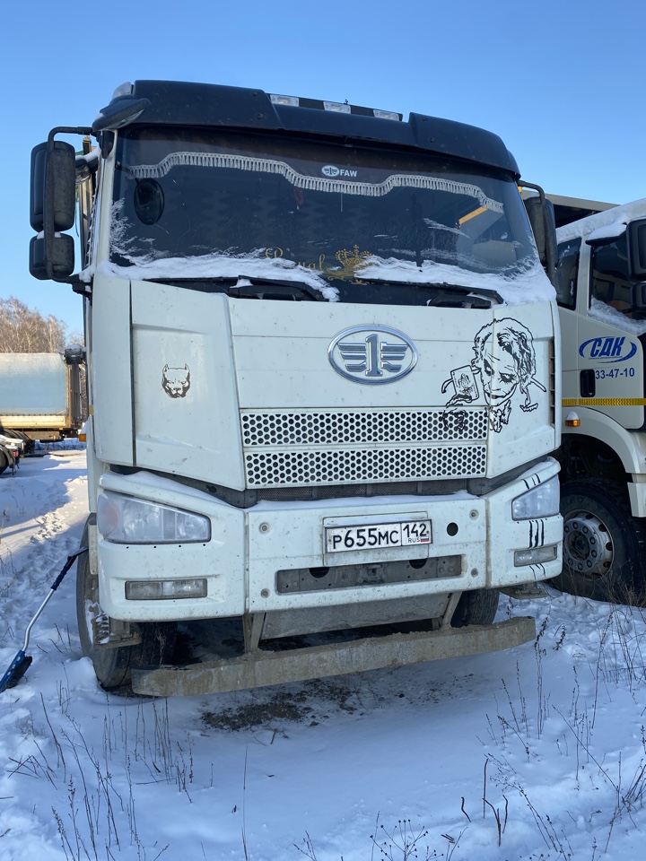 FAW J6 8x4 Самосвал CA3310P66K24T4E5 — Б/У, 2021 г.