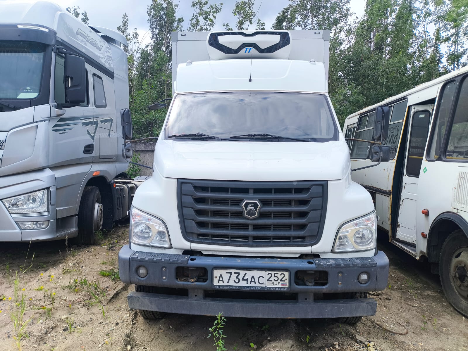 АвтоМаш 2824 на шасси GAZ GAZON NEXT Изотермический/рефрижератор — Б/У, 2023 г.
