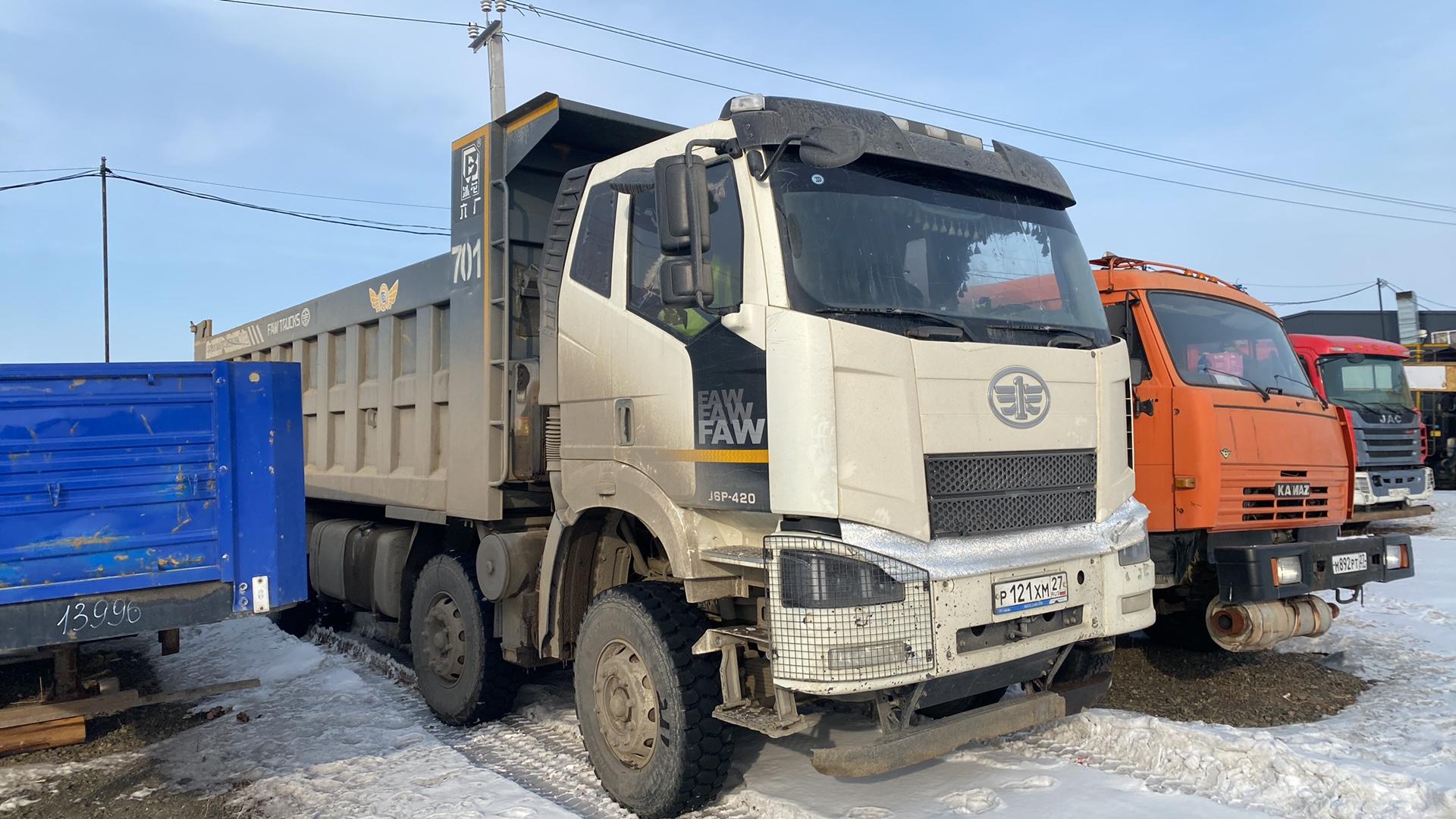 FAW (First Automotive Works) CA3310P66K24T4E5 — Б/У, 2023 г. (Хабаровск, 184197 км)