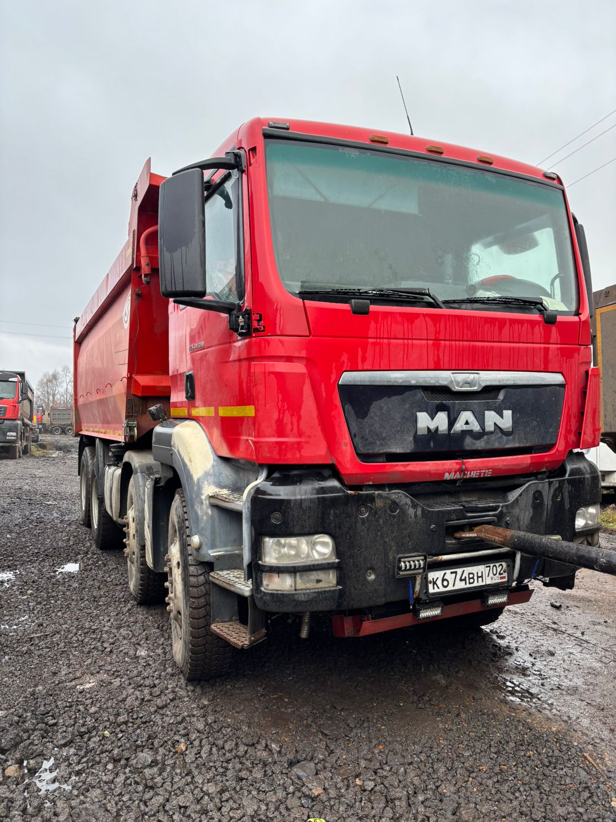Бецема БЦМ-59 на шасси MAN TGS 8x4 Самосвал — Б/У, 2013 г.