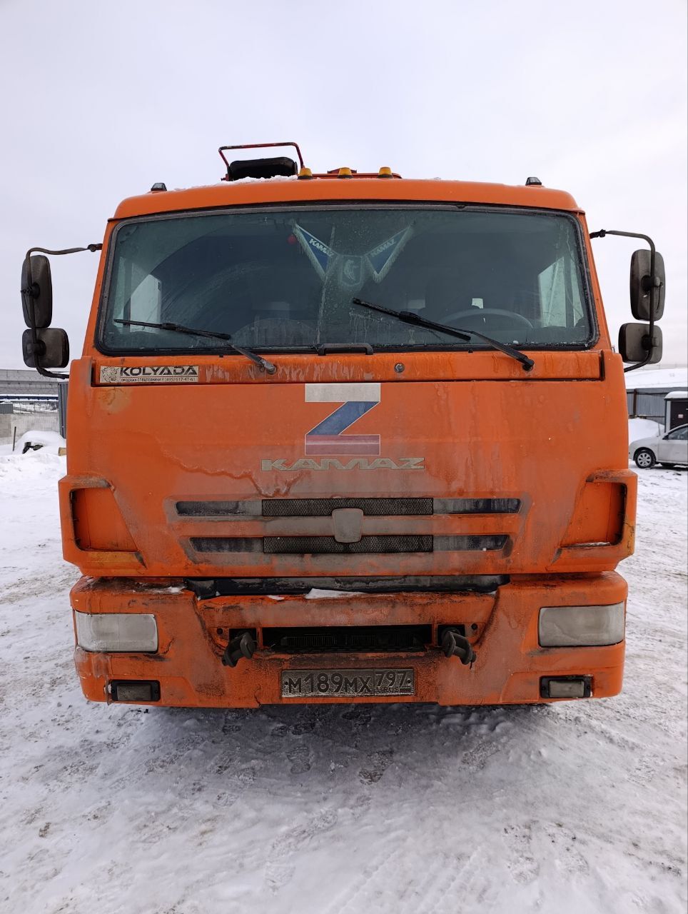 АвтоСтар 6896 на шасси КамАЗ 65115 6x4 Бортовой с КМУ 689642 — Б/У, 2022 г.