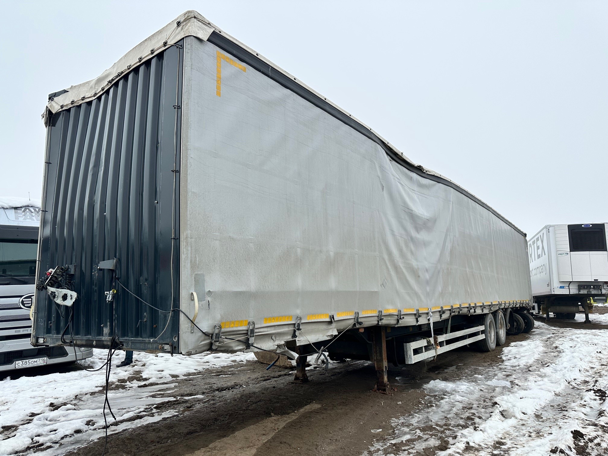 ТОНАР 9888 Полуприцеп шторный — Б/У, 2023 г.