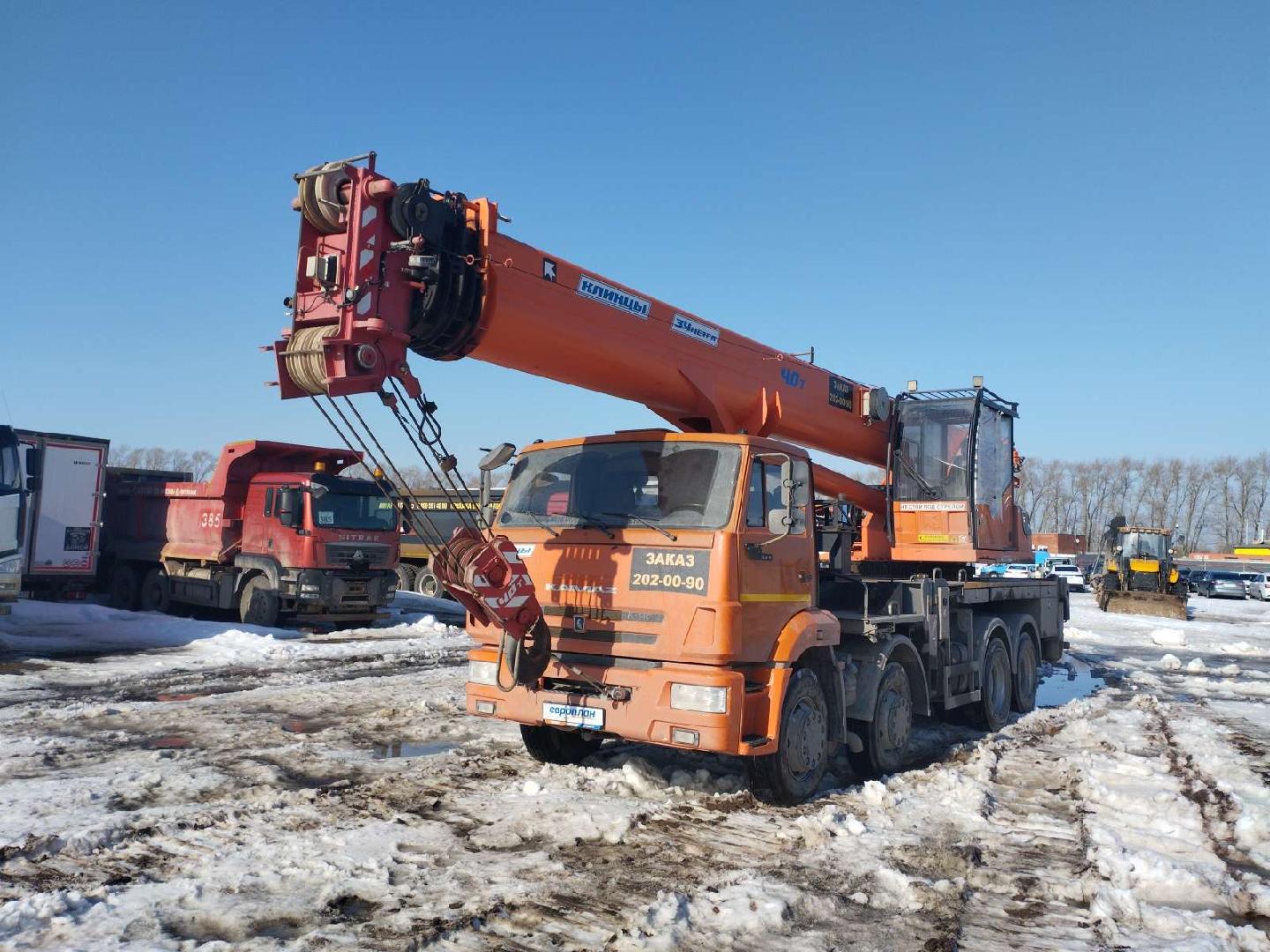 Клинцы (КАЗ, Клинцовский автокрановый завод) КС-65719-1К — Б/У, 2023 г. (Пермский край, 27324 км)