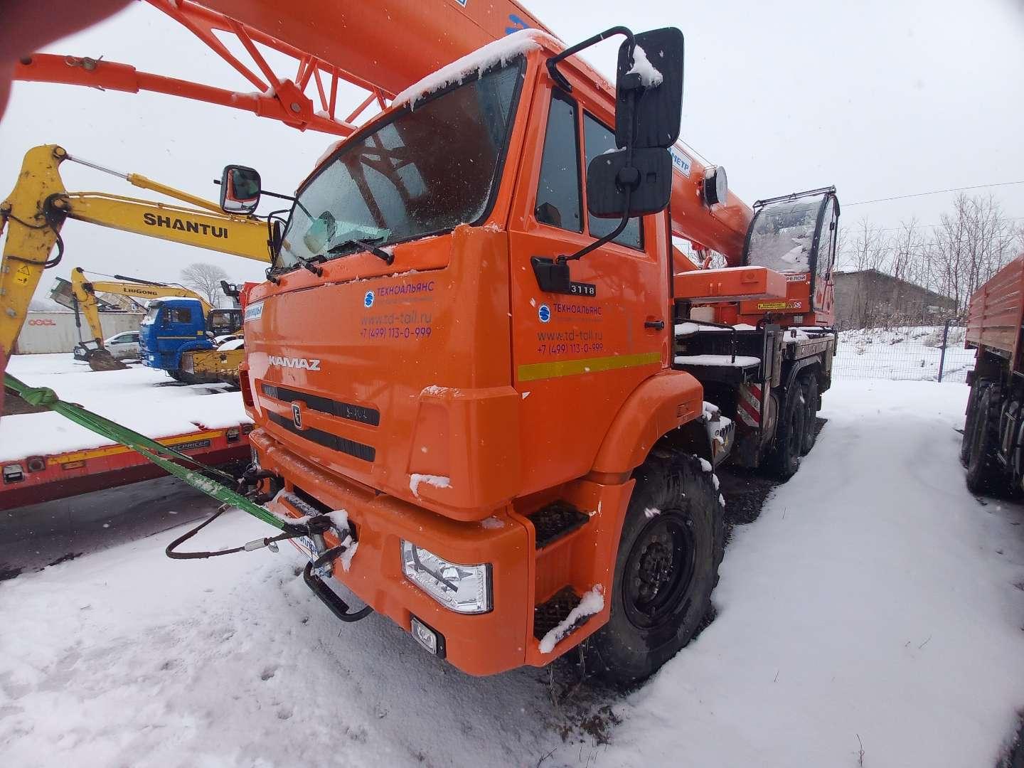 Клинцы (КАЗ, Клинцовский автокрановый завод) КС-55713-5К-4 — Б/У, 2024 г. (Южно-Сахалинск, 21804 км)