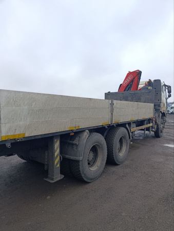 ТК ЛИФТ 7066 на шасси FAW CA 3250 6x4 Бортовой с КМУ 7066-F8 — Б/У, 2023 г.