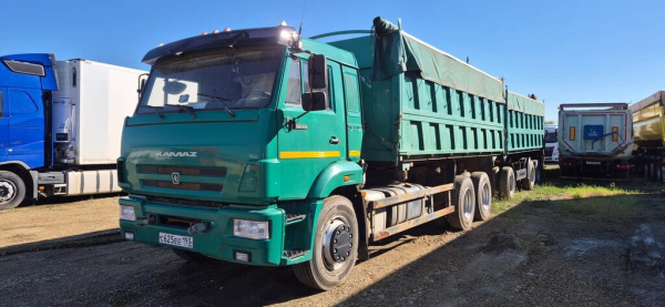 Планета 5529 на шасси КамАЗ 65115 6x4 Зерновоз 552919 — Б/У, 2020 г.