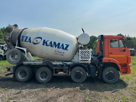 Туймазинский завод автобетоновозов 5814 на шасси КамАЗ 6540 8x4 Автобетоносмеситель 5814Y9 — Б/У, 2021 г.