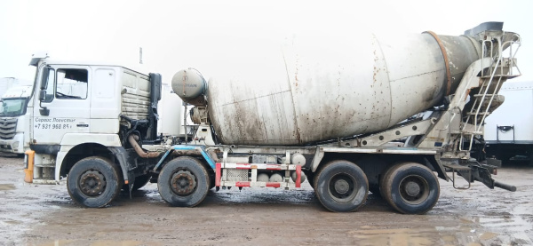 Shacman (Shaanxi) SX 8x4 Автобетоносмеситель SX5318GJBDT326 — Б/У, 2022 г.