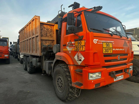 Исмиль 7808 на шасси КамАЗ 43118 6x6 Ломовоз с КМУ 780810 — Б/У, 2019 г.