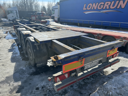 SEYIT USTA 13114 Полуприцеп контейнеровоз 3 оси — Б/У, 2023 г.