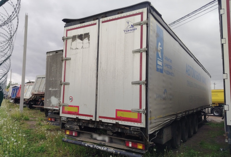 ТОНАР 97463 Полуприцеп шторный — Б/У, 2019 г.
