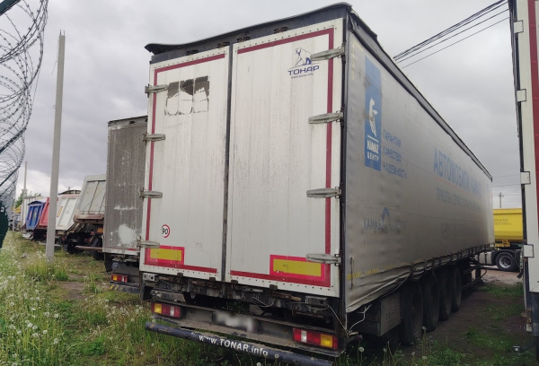 ТОНАР 97463 Полуприцеп шторный — Б/У, 2019 г.