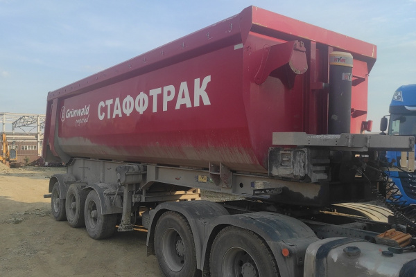 GRUNWALD 9453 Полуприцеп самосвальный — Б/У, 2021 г.