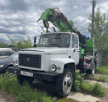 Чайка-Сервис 2784* на шасси GAZ 3308 4x4 Бортовой c КМУ — Б/У, 2023 г.