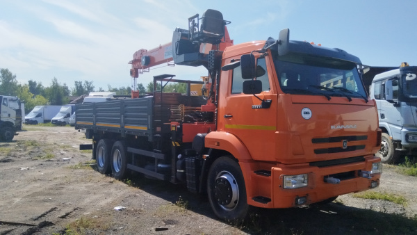 Кран центр "КАМАЗ" 659000 с КМУ KANGLIM KS1256G-II — Б/У, 2024 г.