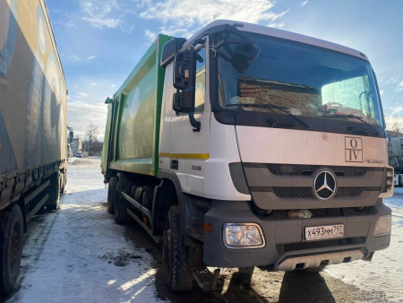 ВКР MB3 на шасси Mercedes-Benz Actros 6x4 Мусоровоз MB3CVK — Б/У, 2019 г.