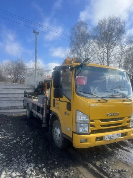 Isuzu ELF 5.5 Автовышка ELF KV100 — Б/У, 2024 г.