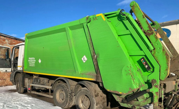ВКР MB3 на шасси Mercedes-Benz Actros 6x4 Мусоровоз MB3CVK — Б/У, 2019 г.