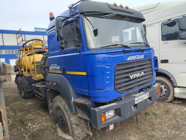 ЗАВОД ПАРОВЫХ УСТАНОВОК ЮНИСТИМ АКОС на шасси Ural 4320 6x6 Установка насосная для кислотной обработки скважин — Б/У, 2023 г.