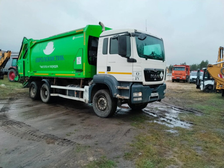 Завод специальной техники GPM на шасси MAN TGS 6x4 Мусоровоз GPM IV 22H25P — Б/У, 2018 г.