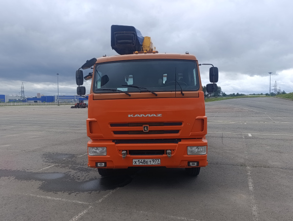КамАЗ 65115 6x4 Бортовой с КМУ 732450 — Б/У, 2022 г.