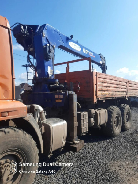 Агропромсервис 4382 на шасси КамАЗ 43118 6x6 Бортовой с КМУ 438240-02 — Б/У, 2022 г.