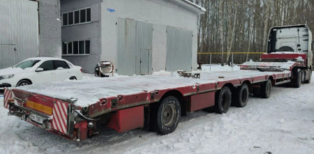 Тверьстроймаш 9939 Полуприцеп тяжеловоз 4 оси 993941 — Б/У, 2024 г.