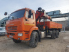 КАМАЗ 43118 6x6 Бортовой с КМУ — Б/У, 2023 г.