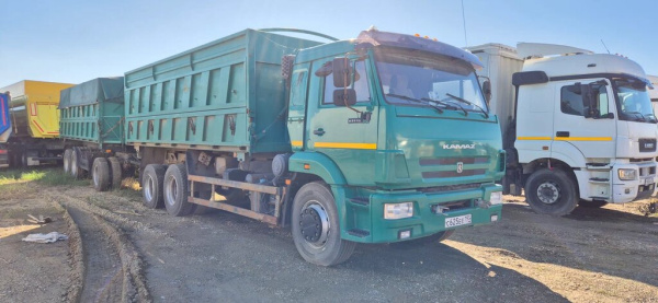 Планета 5529 на шасси КамАЗ 65115 6x4 Зерновоз 552919 — Б/У, 2020 г.