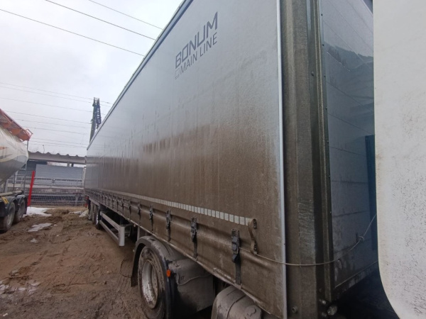 BONUM 914296-04 Полуприцеп шторный — Б/У, 2024 г.